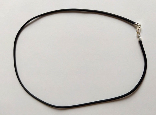 Kautschuk halskette rund 3mm - halskette,