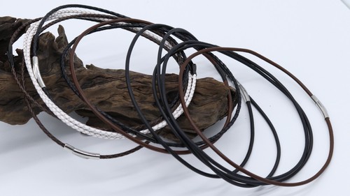 Halskette mit 3mm edelstahl - mit,